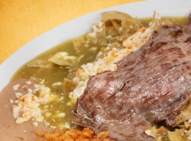 Chilaquiles con Cecina